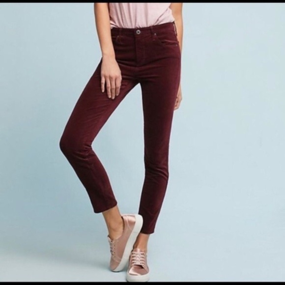 Dark red jeans - Picture 1 of 6